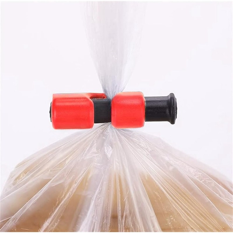Bag Clips, 10 Pack, Squeeze and Lock Bread Bag Clips