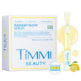 Sérum Facial Iluminador con Niacinamida y Vitamina C, Efecto Glow, Hidrata, Repara y Mejora la Luminosidad de la Piel, Fórmula Suave (28 pcs)
