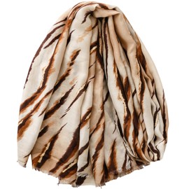 FAIRYGATE Leopard Print Scarf Neck Scarf Soft Lightweight and Versatile Fashion Accessory for Women Scarfs Scarves 85049