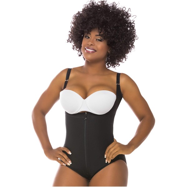 Salome 0417 Fajas Colombianas Reductoras Colombian Shapewear for Women Black