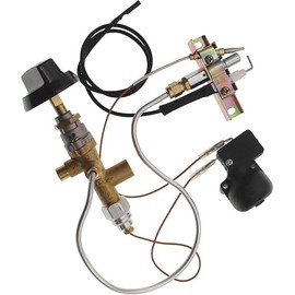 BGD Heater Pilot Burner Assembly Replace Parts Include Valve Kit, Fits Patio Heater,FD4 Dump Switch 250VAC 15A,125VAC 20A T125 Propane Fire Pit Main Control Brass Safety Valve Kit