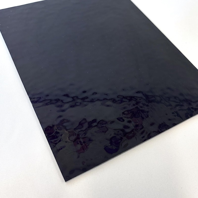 Wissmach Stained Glass Sheet : Midnight Blue English Muffle (8"x12"-1