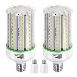 80W LED Corn Light Bulb 2pack,250 Watt Metal Halide HPS CFL HID lamp LED Replacement,5000K E39 Mogul Base,for Street and Area Lighting Bay Light Fixture Warehouse Workshop Garage Gyms