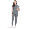niaahinn Scrubs Set for Women Nurse Uniform Jogger Suit Stretch