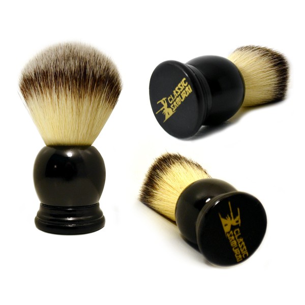 B-101 Classic Samurai Synthetic Shaving Black Brush