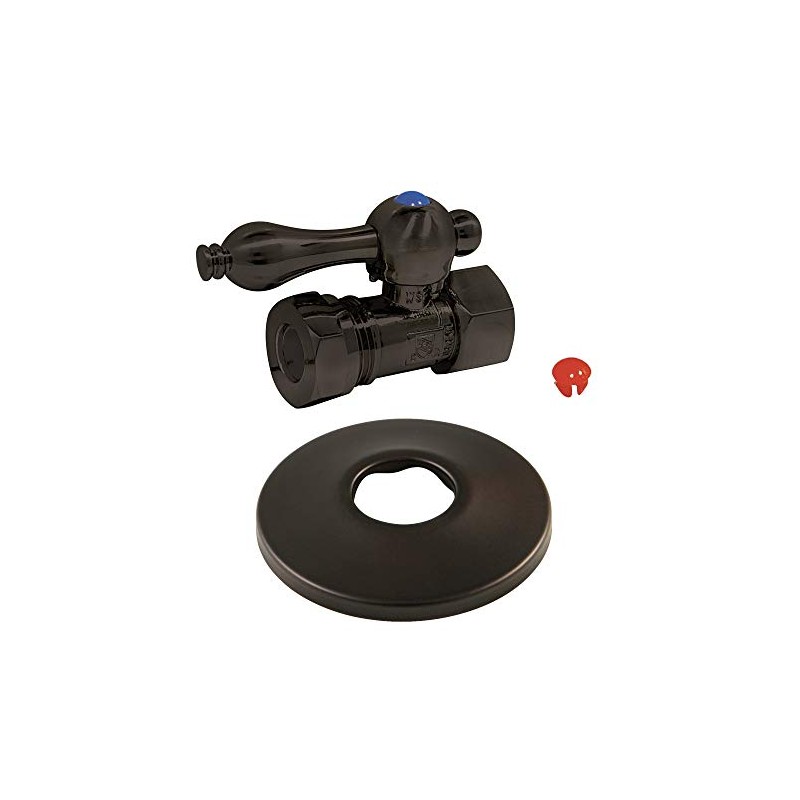 Kingston Brass CC44155K Vintage Straight Stop Valve, Oil Rubbed Bronze