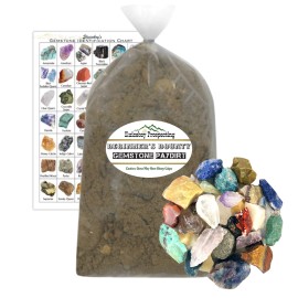 Sluiceboy Prospecting Gemstone Paydirt 8lb Classic Gem Bag | Mining Gems | Rough Stone Mix | Gem Dig