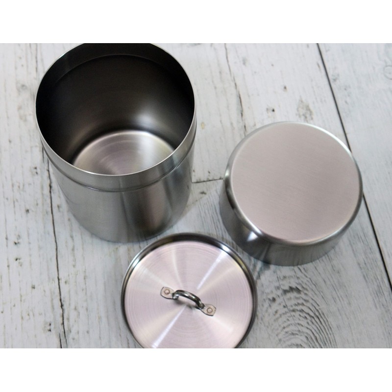 Castle Enterprises Asahi Yuyukatsuri Stainless Steel Tea Caddy Gift Packaging