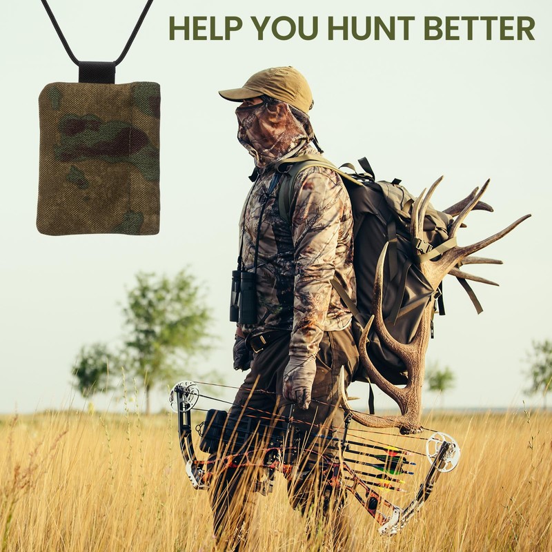 Sunnymove Camouflage Mouth Call Holder, 3.54" x 4.72" Whistle Pouch