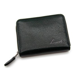 Lugard No. 5185 Aoki Bag, Coin Purse, Box Type, Zipper, G3, Cowhide Leather, Men's, Business Gift, Present, [76] Dark Green