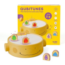 QUBITUNES, Starter Set, Interactive Audio Play Stage for Kids Ages 3+ | Create Music, Sound & Stories | Screen-Free Playtime for Boys & Girls
