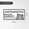 Vehicle Sticker Beginner Cat SW I 20 x 10 cm