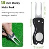 SGERUFZ Golf Repair Divot Fork, Stainless Steel Golf Divot Multifunction