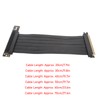 PCIE 3.0 X16 Riser Cable High Speed Flexible 90 Degree