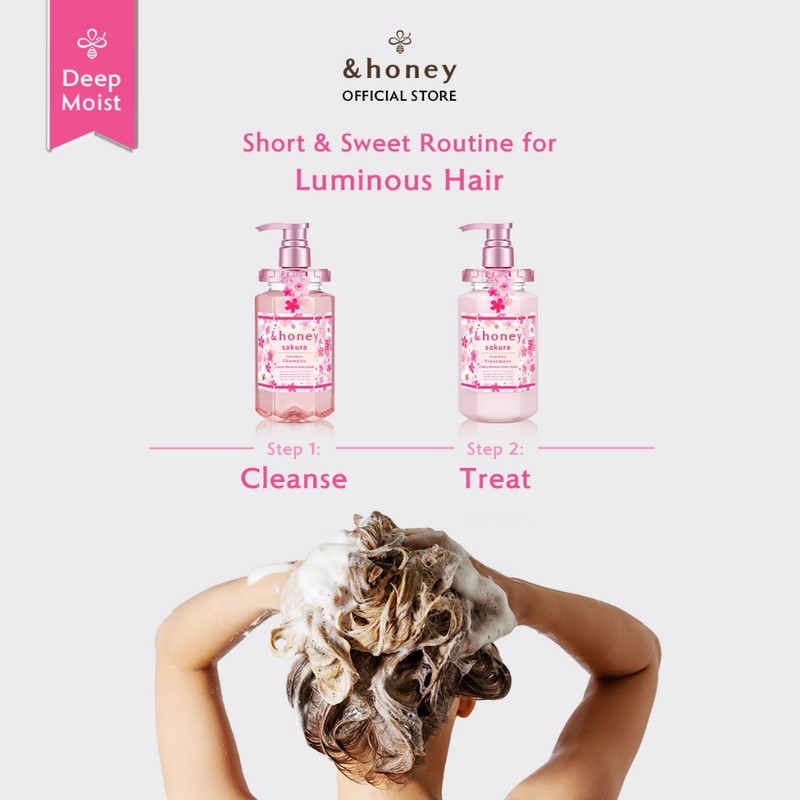 &honey Sakura Deep Moist Treatment (445g)