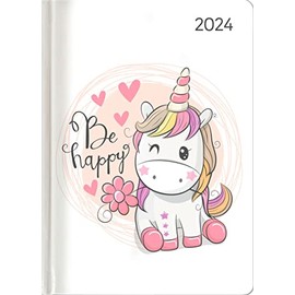 Ladytimer Unicorn 2024 - Unicorn - Pocket Calendar A6 - Weekly - 192 Pages - Note Book - Appointment Planner - Alpha Edition