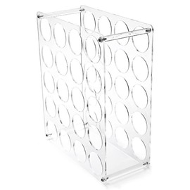 Elqubkan Vinyl Roll Holder, Storage Organiser with 20 Holes, Lightweight, Robust Roll Holder for Room Decorations, Made of Paper