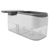 2 in 1 Kitchen Sink Dish Soap Dispenser Sponge Holder