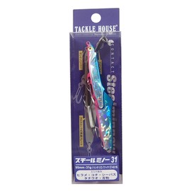 Tacklehouse CSM31 NO.9 Steel Minnow Lure, Blue Pink
