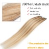 18 Inch Tape in Hair Extensions Human Hair 10PCS #18/613