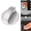 HARLUE 6Pcs Cooker Knobs,6mm Gas Stove Knobs Stove Replacement Metal