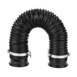 Tubo de Entrada de Aire del Automóvil, Tubo de Entrada de Aire Manguera de Ventilación de secadora de 3 pulgadas, 80㎝, Conducto de Aluminio flexible de PVC no Aislado