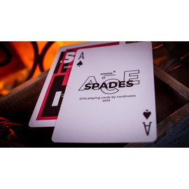 Sinis (Raspberry and Black) Spielkarten von Marc Ventosa | Cooles Poker-Deck zum Sammeln | Karten für Zauberer und Zaubertricks