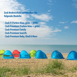 Outdoorer Beach shelter floor protection, suitable for all Zack models, extremely tear-resistant tent base