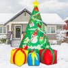 COMIN 7 FT Christmas Inflatables Tree Outdoor Decorations Blow Up