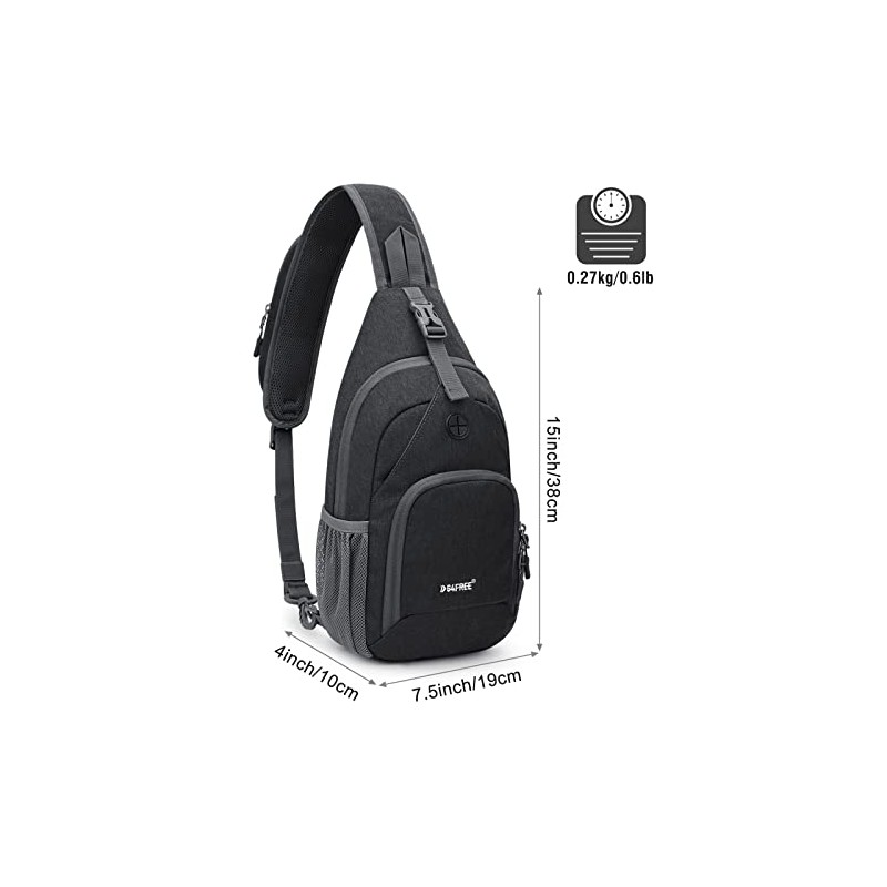 G4Free Sling Bag Crossbody Backpack Small Chest Shoulder Bag Outdoor