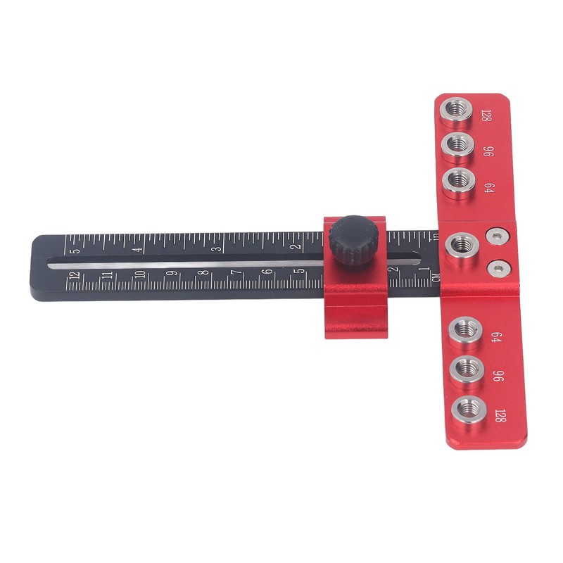 Cabinet Hardware Jig Aluminum Alloy Drawer Pull Drill Guide Adjustable