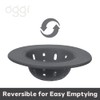 Oggi 7731V Sink Strainer, 4.5", Charcoal