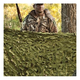 Red Rock Outdoor Gear Hunting Series Camouflage Netting, Woodland, 8 X 10-Feet