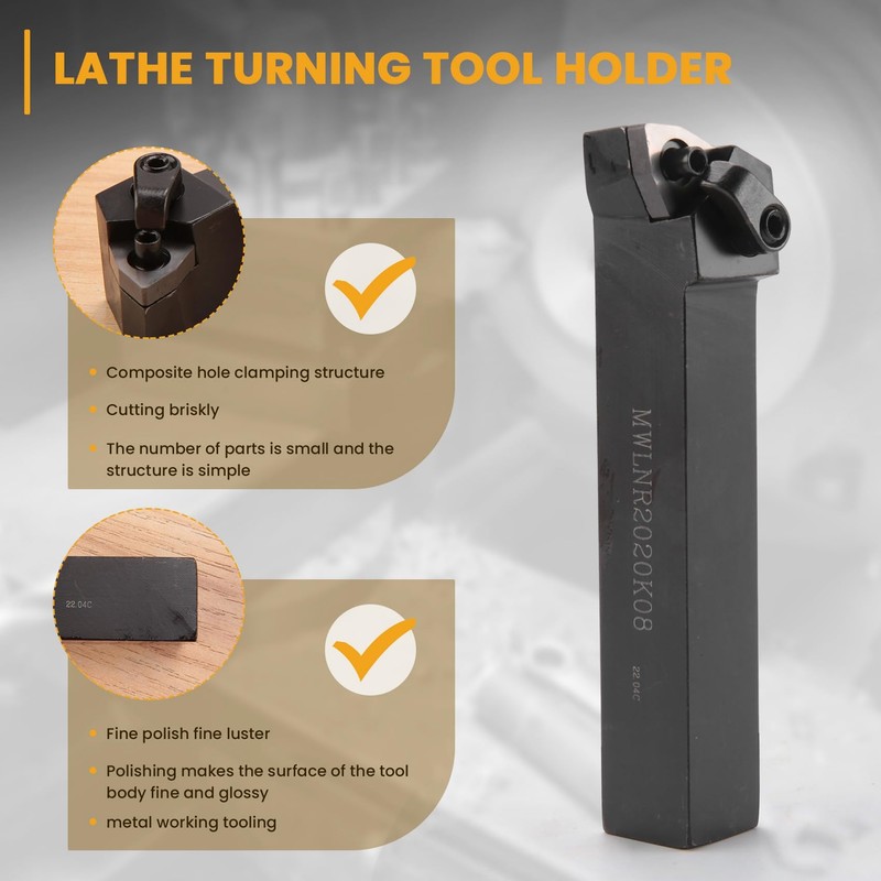 Geieold Tool Holder Set for 20 mm Mwlnr2020K08 + 10