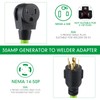 Kanayu 15 ft Welder Extension Cord Compatible with Nema L14-30p