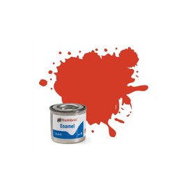 Humbrol Enamel Paint No 174 Signal Red - Satin
