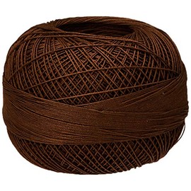 Handy Hands Lizbeth Premium Cotton Thread, Size 40, Mocha Brown Dark