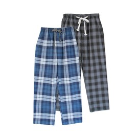 Big Boys Pajamas Pants 100% Cotton Plaid Pajama Lounge Bottoms Size 8 10 12 14 16