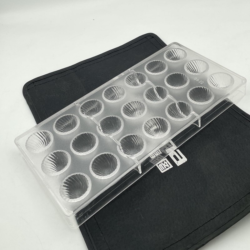 Polycarbonate 21 Cups Chocolate Bomb Mold Spiral Bullet Chocolate Bon