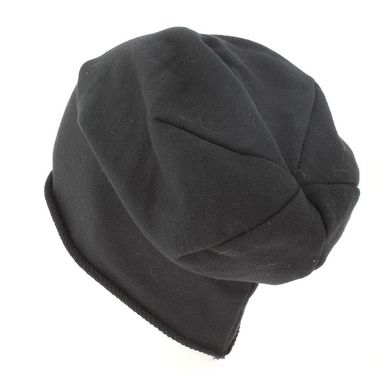 Atlantis Brooklin Raw Edge Jersey Beanie - Black - OS