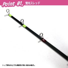 PROX Wakasagi Flat Head CB 11.0 inches (28 cm), Action: SS, Color: Fluorescent Orange, Wakasagi Fishing Head Tip WHHC528SS