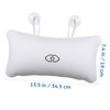 LALAFINA Bath Pillow Bathroom Bath Pillows White Anti-Slip Bathtub Pillow