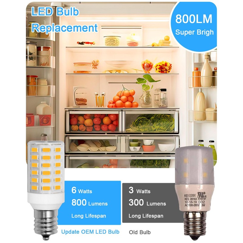 Megereet Refrigerator Bulb KEI D28M KEL 2815 KEI D28X KEL