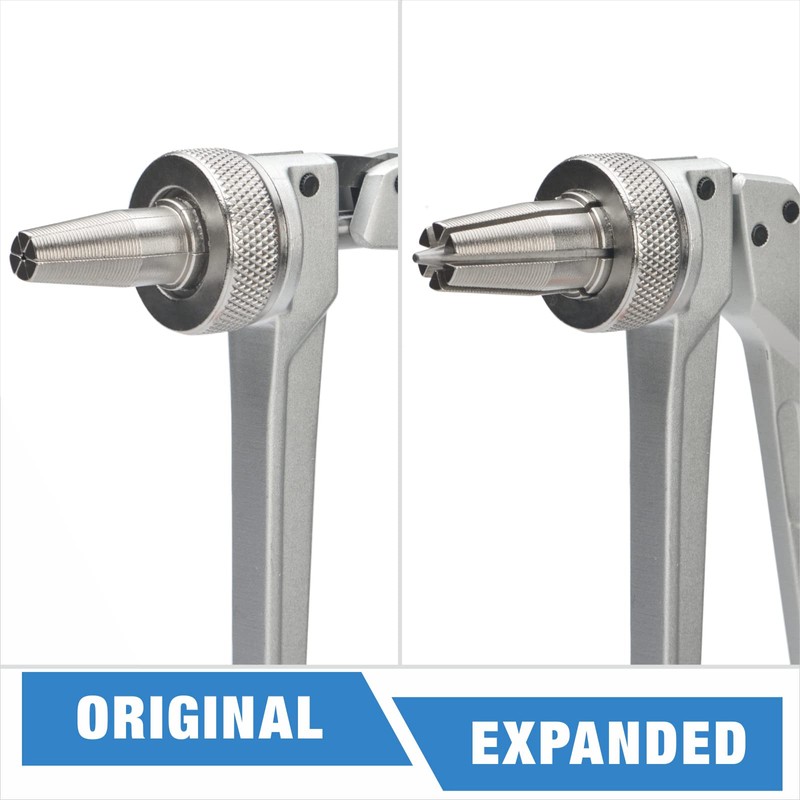 iCrimp PEX Expander Tool with 1/2",3/4",1" Expansion Heads for Uponor