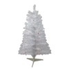 3' Pre-lit White Iridescent Pine Artificial Christmas Tree - Multi