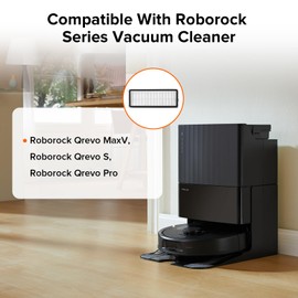 roborock 2 Pack Washable Filter for Roborock Qrevo MaxV, Qrevo S, Qrevo Plus, Qrevo Pro, Qrevo Curv, Qrevo Curv S5X, Qrevo Edge, Qrevo Edge S5A QV 35A Robot Vacuum Cleaners