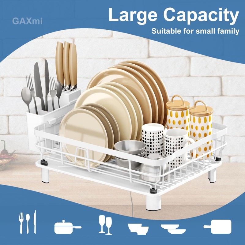 GAXmi Dish Drying Rack Over The Sink Dish Drainer with