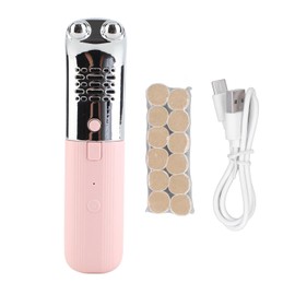 Moxibustion Massager Portable Handheld Warm Moxibustion Rod Holder Electric Facial Heating Device with 12 Moxa Sticks for Stress Relief