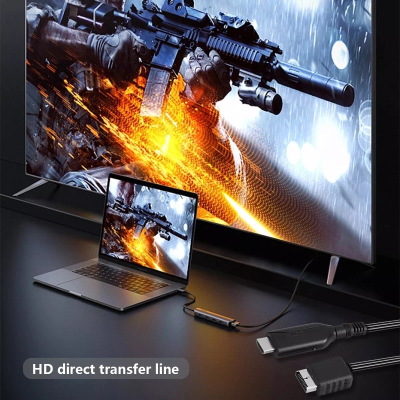 For Sony PS1 PS2 to HDMI Adapter Cable Game Console