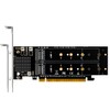 GLOTRENDS PA41 Quad M.2 NVMe to PCIe 4.0 X16 Adapter